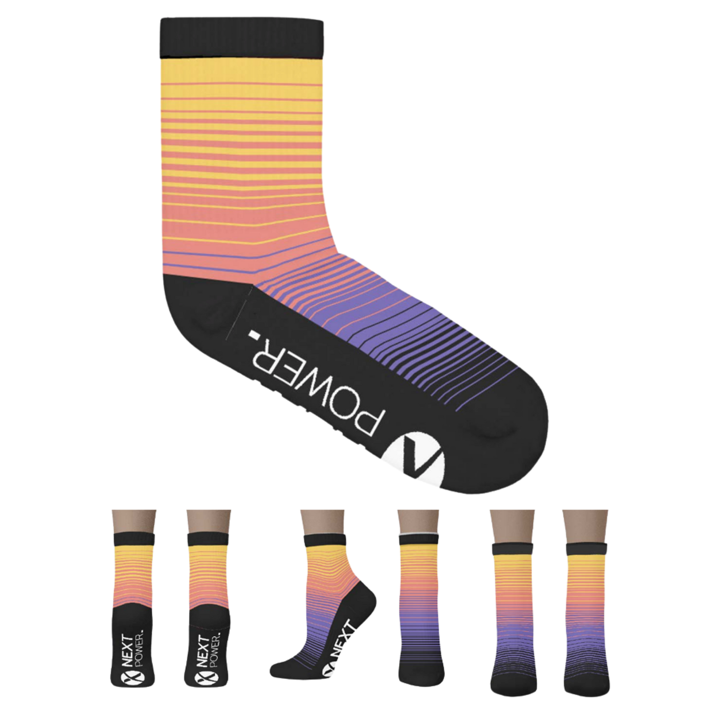 Athletic Quarter Crew Socks