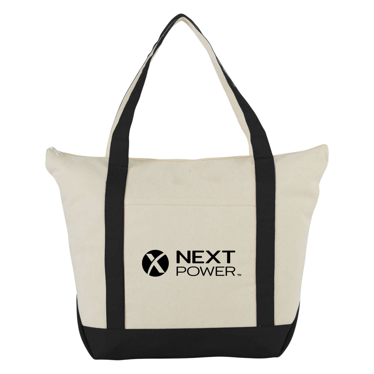 Classic 12oz Cotton Canvas Zippered Tote