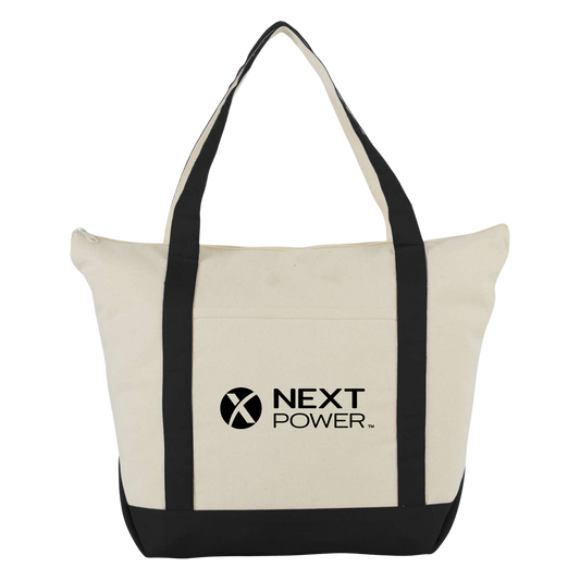 Classic 12oz Cotton Canvas Zippered Tote